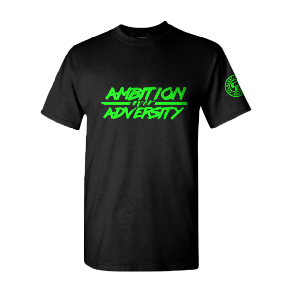 GLOW IN THE DARK COLLECTION - AMBITION BOLD - GREEN ON BLACK
