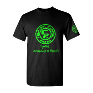 GLOW IN THE DARK COLLECTION - TOGETHER - GREEN ON BLACK
