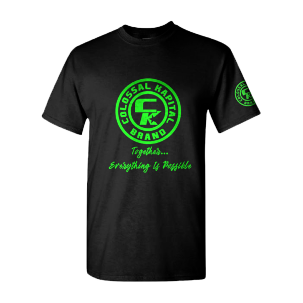 GLOW IN THE DARK COLLECTION - TOGETHER - GREEN ON BLACK
