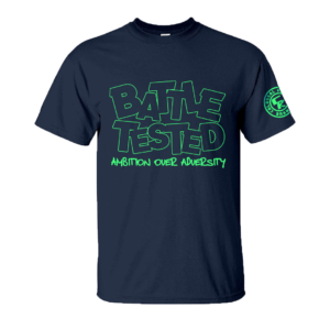 GLOW IN THE DARK COLLECTION - BATTLE TESTED - GREEN ON NAVY