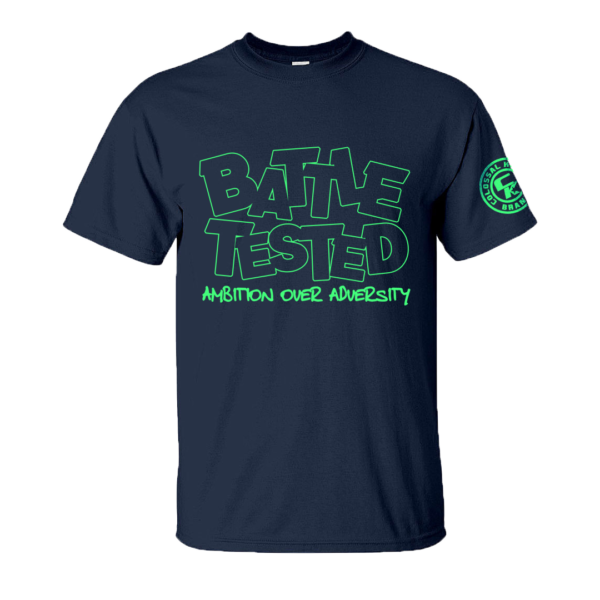 GLOW IN THE DARK COLLECTION - BATTLE TESTED - GREEN ON NAVY