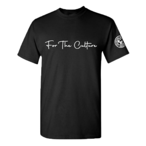 GLOW IN THE DARK COLLECTION - FOR THE CULTURE - WHITE ON BLACK