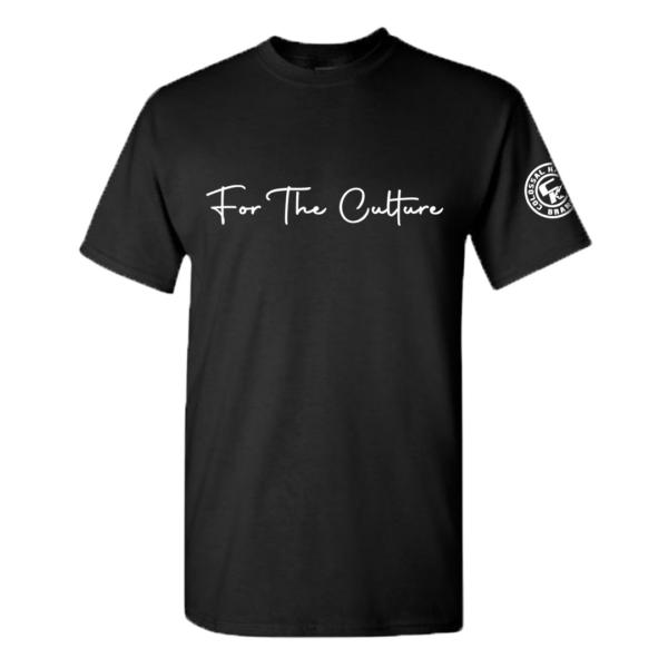 GLOW IN THE DARK COLLECTION - FOR THE CULTURE - WHITE ON BLACK