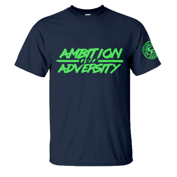 GLOW IN THE DARK COLLECTION - AMBITION BOLD - GREEN ON NAVY