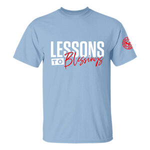 LESSONS TO BLESSINGS - WHITE & RED